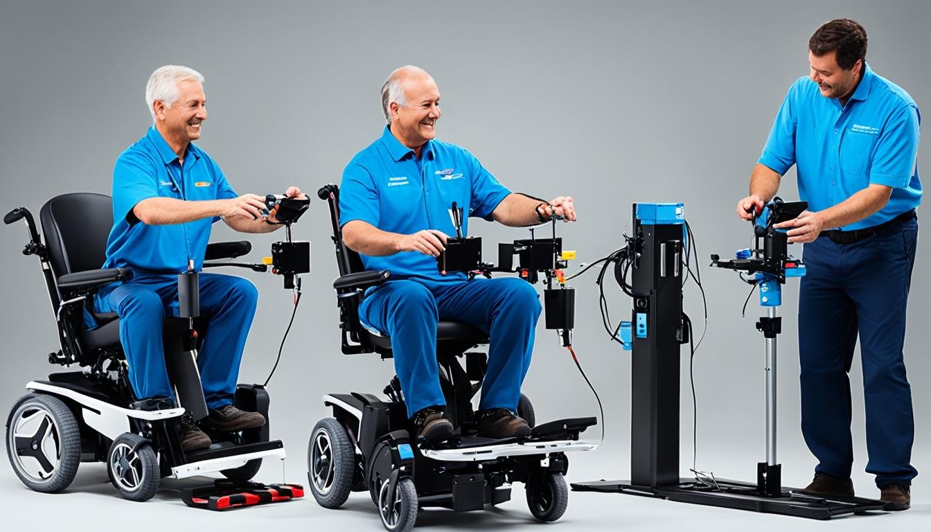站立電動輪椅的安裝調試步驟