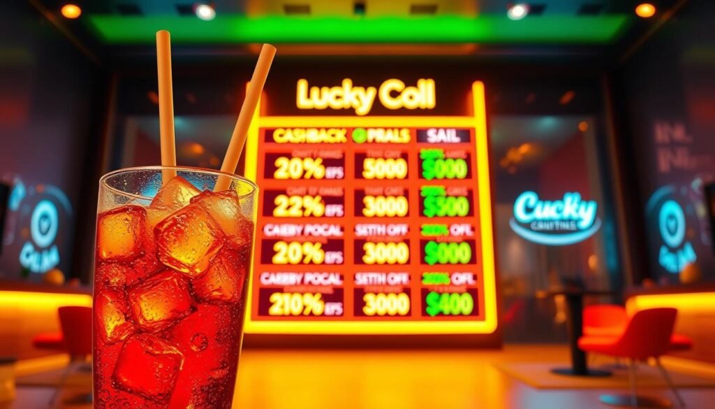 Lucky Cola daily cashback offers