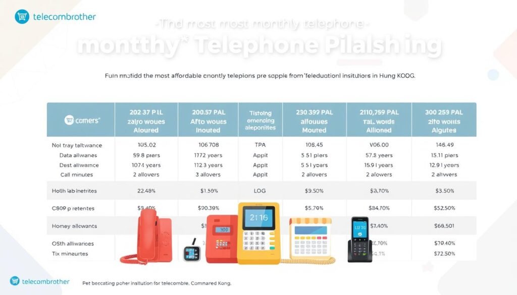 最平電話月費比較